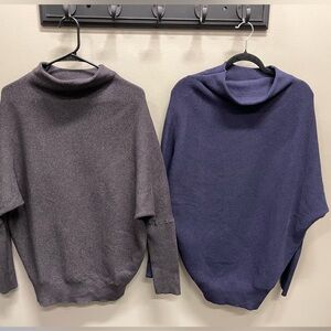 Bluivy Women's Sweaters in Charcoal and Navy